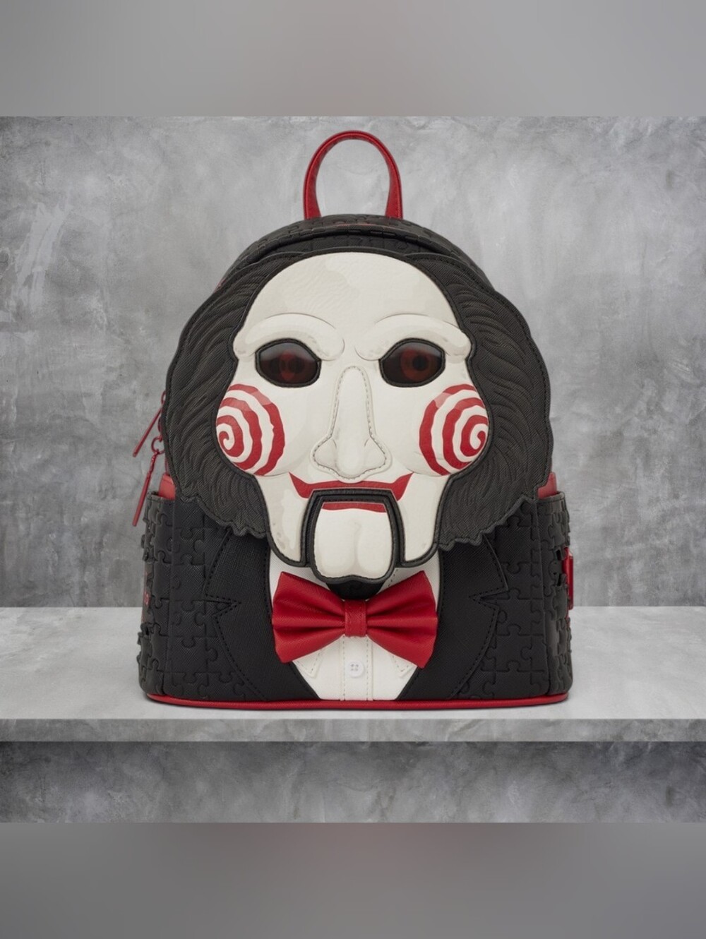 BNWT Loungefly x Saw Exclusive Billy Puppet Lenticular Cosplay Backpack